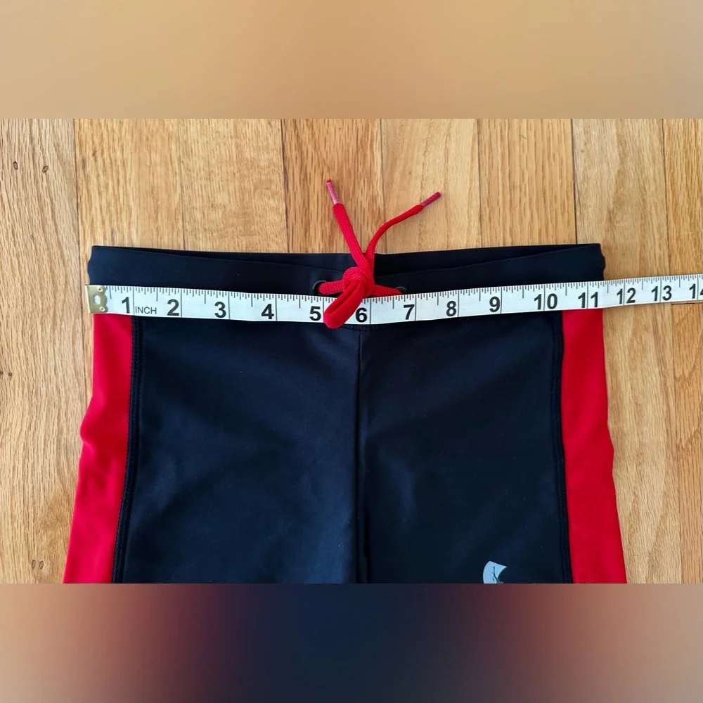 2 Pairs Boy Swim-Sets with Swim Trunks & Rash-guards in Black and Navy Blue NWOT